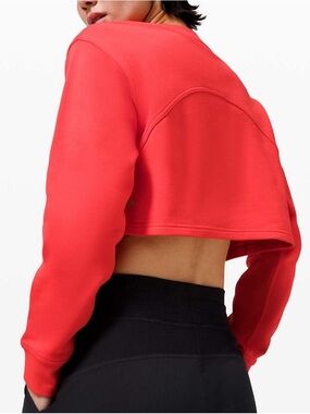 Lululemon All Yours Cropped Sweater Top